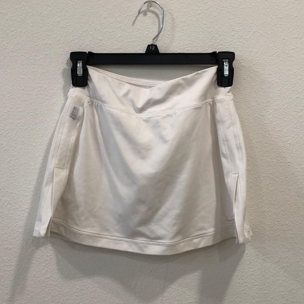 Nike mini white skirt with shorts attached
